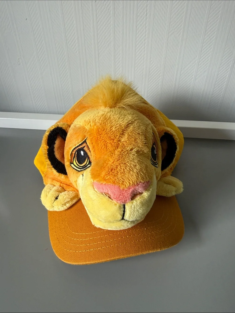 Lion King Disney Parks Yellow Plush Lion Character Kids Cap/Hat